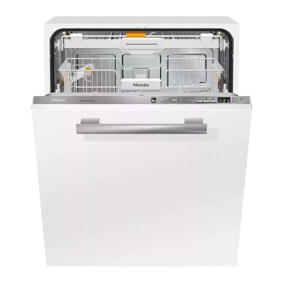 Miele G 6660 Gebruiksaanwijzing