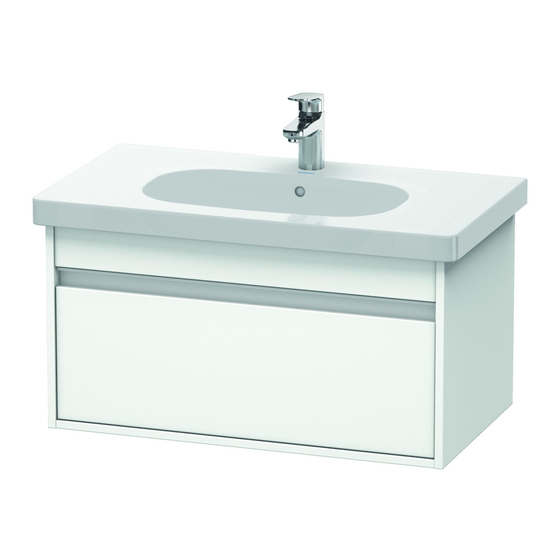 DURAVIT Ketho KT 6667 Montagehandleiding