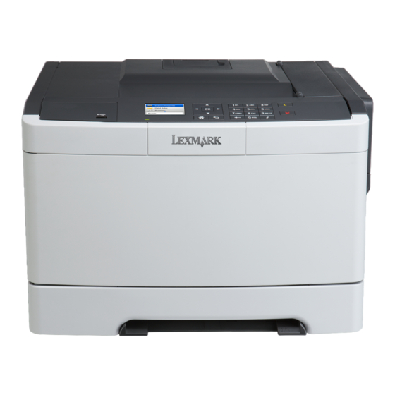 Lexmark CS410 Series Gebruikershandleiding