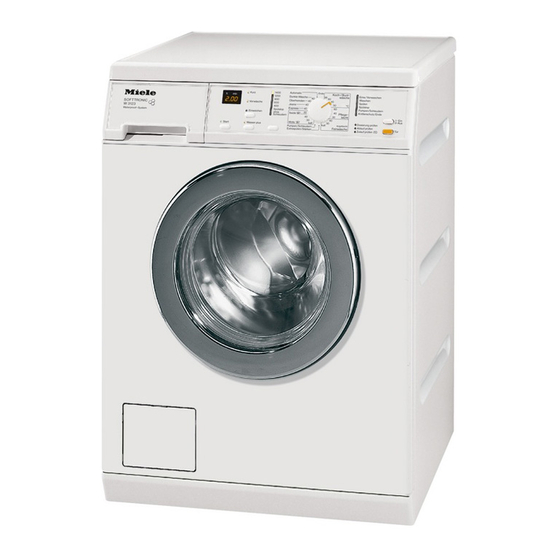 Miele Meteor W 3281 WPS Gebruiksaanwijzing