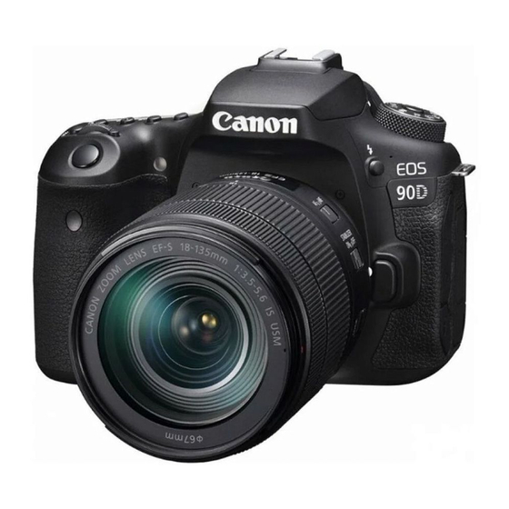 Canon EOS 90D Gebruikershandleiding