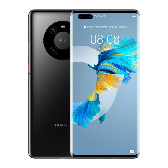 Huawei Mate 40 Pro Gebruikershandleiding