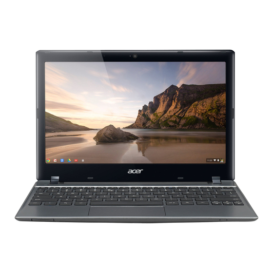 Acer Chromebook C710 Snelgids