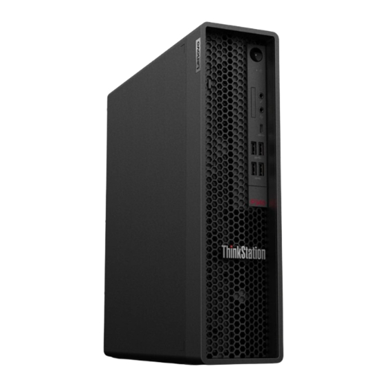 Lenovo ThinkStation P430 Gebruikershandleiding