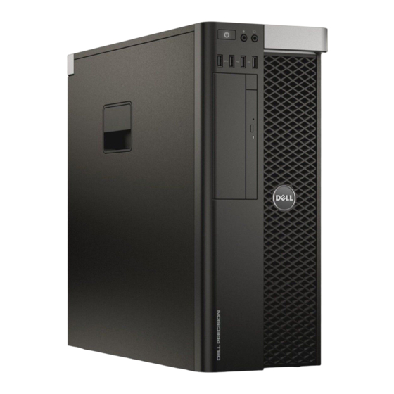 Dell Precision werkstation T5600 Gebruiksaanwijzing