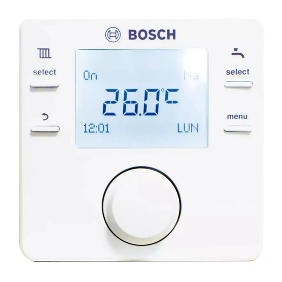 Bosch KCR 110 RF Installatie- En Bedieningshandleiding