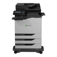 Lexmark CX820 Gebruikershandleiding