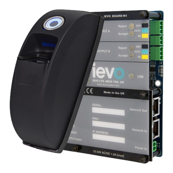 CDVI IEVO-M Series Installatiehandleiding