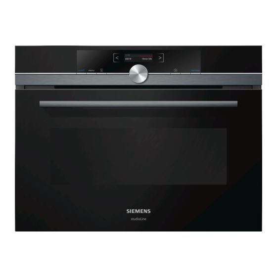 Siemens CF634AG 1 Series Gebruikershandleiding
