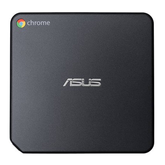 ASus Chromebox CN Series Gebruikershandleiding