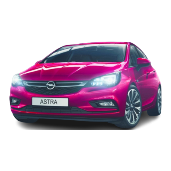 Opel ASTRA 2015 Gebruikershandleiding