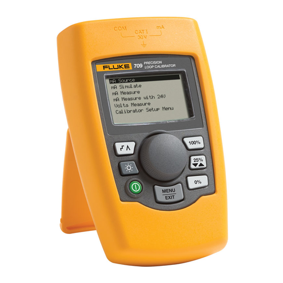 Fluke 709 Gebruiksaanwijzing