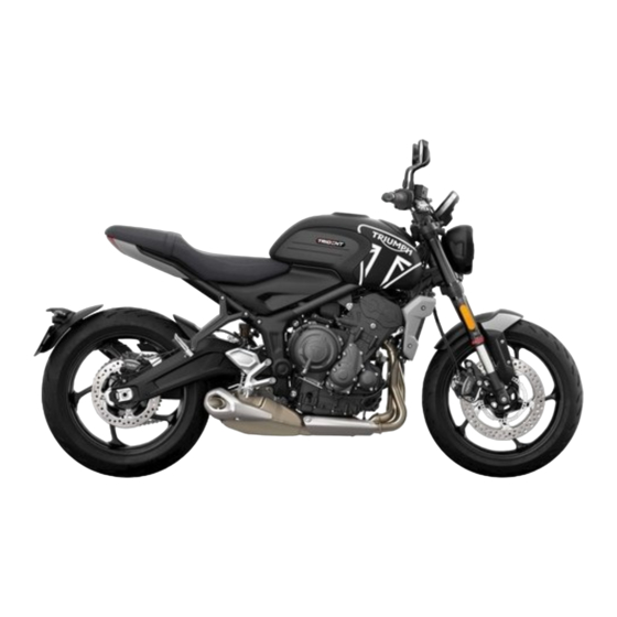 Triumph Trident 2020 Gebruikershandleiding