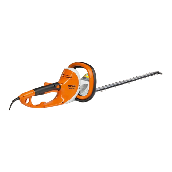 Stihl HSE 61 Handleiding