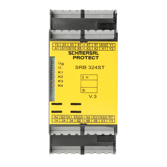 schmersal SRB 324ST V.3 Bedieningshandleiding