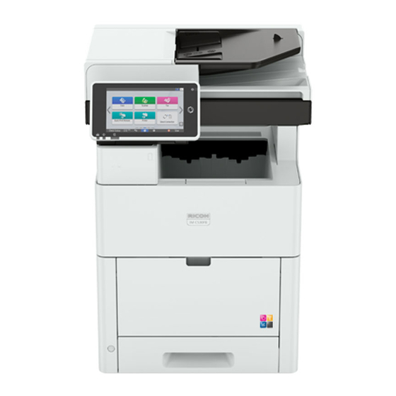 Ricoh IM C530 Series Gebruikershandleiding