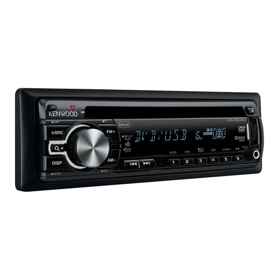 Kenwood KDV-5244U Gebruiksaanwijzing