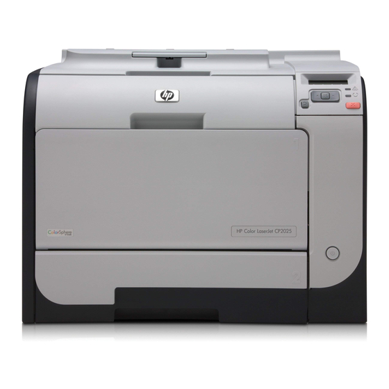 HP Color LaserJet CP2020 Series Gebruikershandleiding