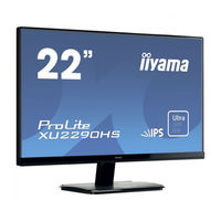 iiayma ProLite XU2290HS-B1 Gebruikershandleiding