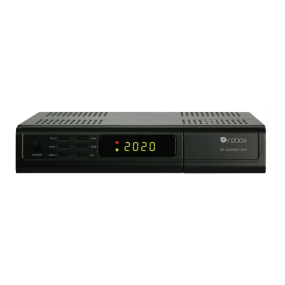 Rebox RE-2020HD S-PVR Gebruiksaanwijzing