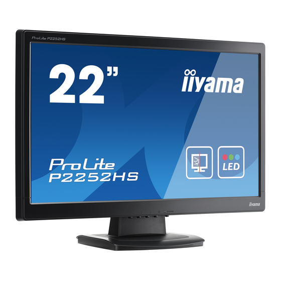 iiayma ProLite P2252HS Gebruikershandleiding