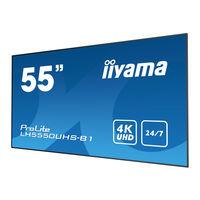 Iiyama ProLite LH6550UHS Gebruikershandleiding