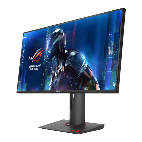 ASus PG27AQ Series Gebruikershandleiding