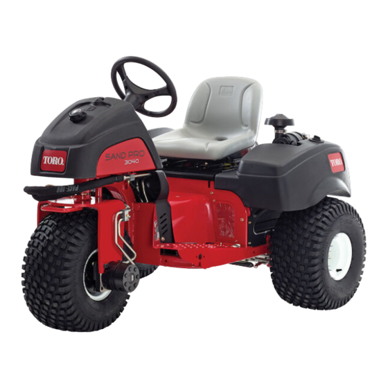 Toro Sand Pro 3040 Gebruikershandleiding