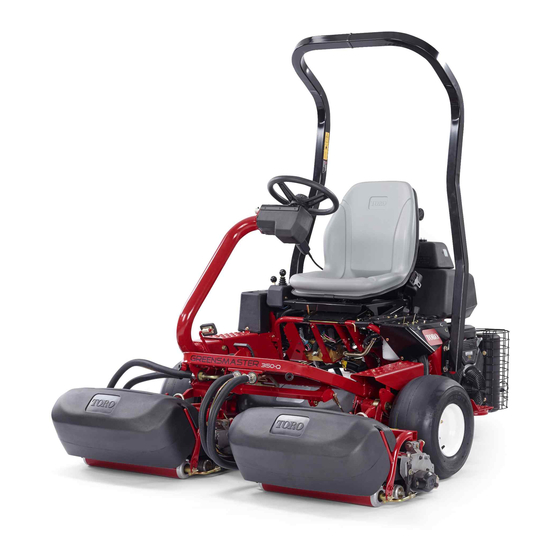 Toro Greensmaster 3250-D Gebruikershandleiding