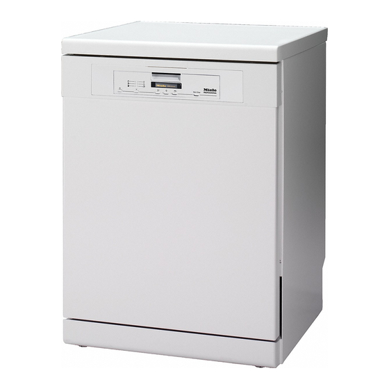 Miele professional PG 8080 Gebruiksaanwijzing