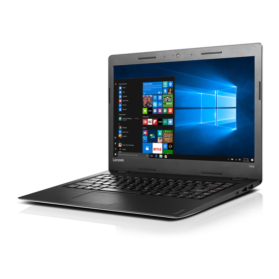 Lenovo ideapad 100S-14IBR Gebruikershandleiding