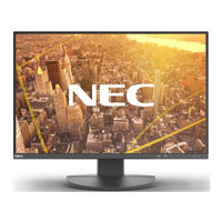 NEC MultiSync EA242WU-BK Gebruikershandleiding