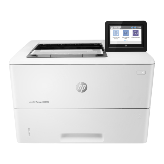 HP LaserJet Managed E50145 Gebruikershandleiding