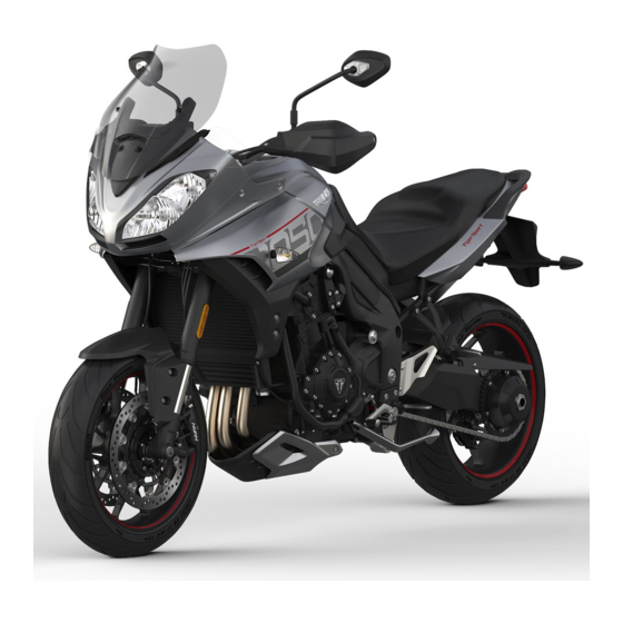 Triumph Tiger Sport 2016 Gebruikershandleiding