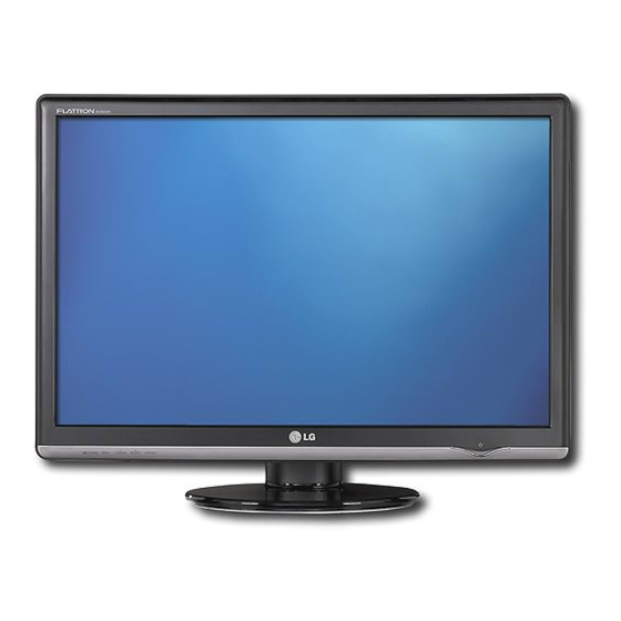 LG W2600H Gebruikshandleiding