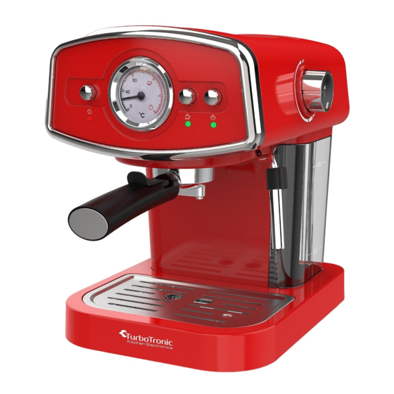 TurboTronic Espresso TT-CM22 Gebruiksaanwijzing