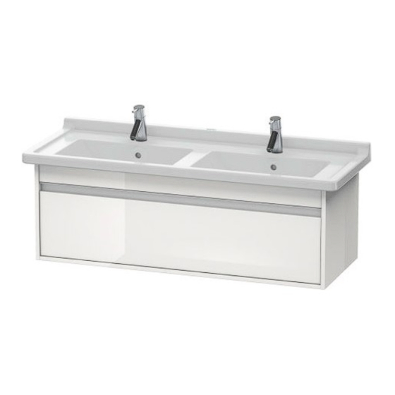 DURAVIT Ketho KT 6666 Montagehandleiding