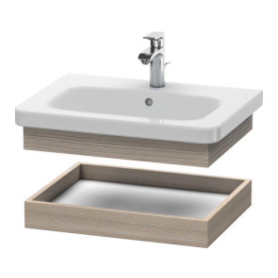 DURAVIT DuraStyle DS 6180 Montagehandleiding