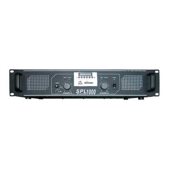 Skytec SPL500MP3/EQ Gebruiksaanwijzing