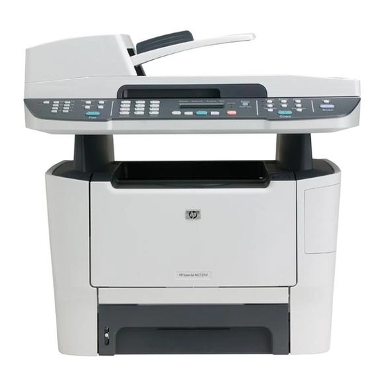 HP LaserJet M2727 MFP Series Gebruikershandleiding