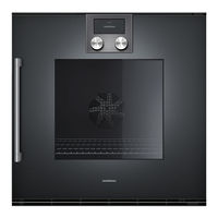 Gaggenau BOP 250 2 Series Gebruiksaanwijzing