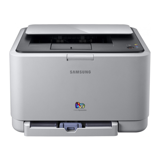 Samsung CLP-310 Series Gebruikershandleiding