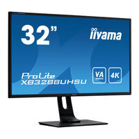 Iiyama ProLite XB3288UHSU Gebruikershandleiding