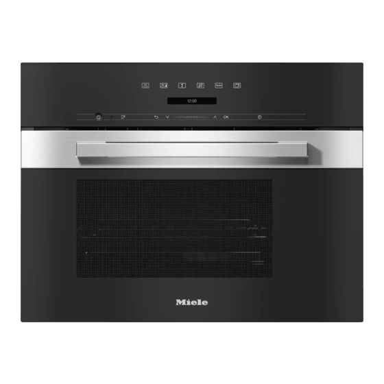 Miele DG 7140 Gebruiks- En Montagehandleiding