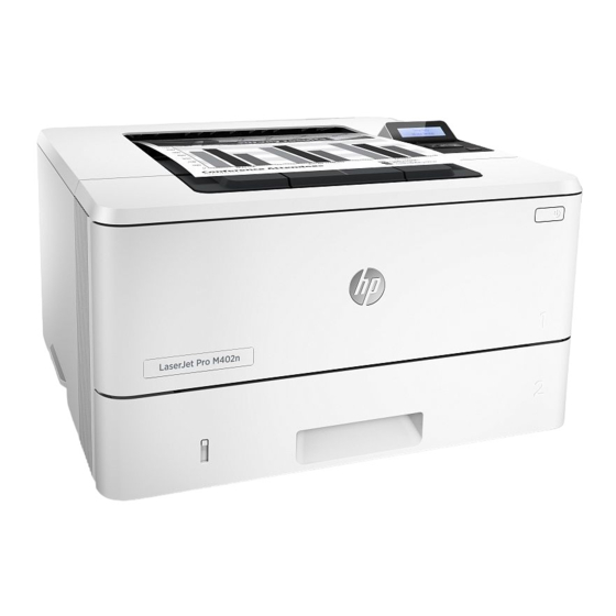 HP LaserJet Pro M402n Gebruikershandleiding