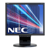 NEC M179E9 Gebruikershandleiding