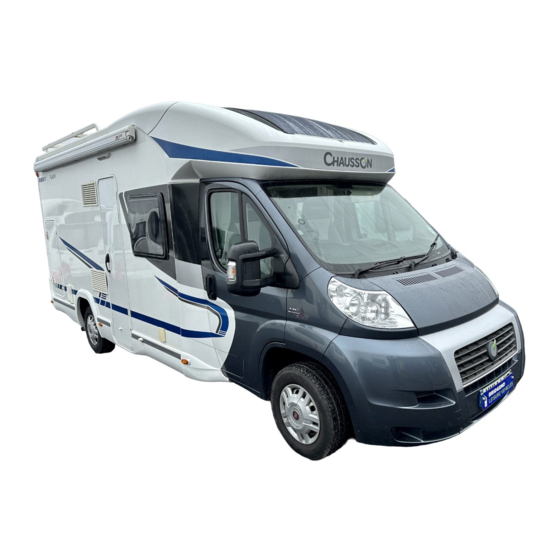 Chausson CAMPER Gebruikershandleiding