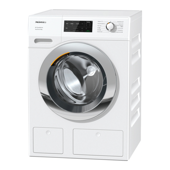 Miele WEG 675 WPS Excellence Gebruiksaanwijzing