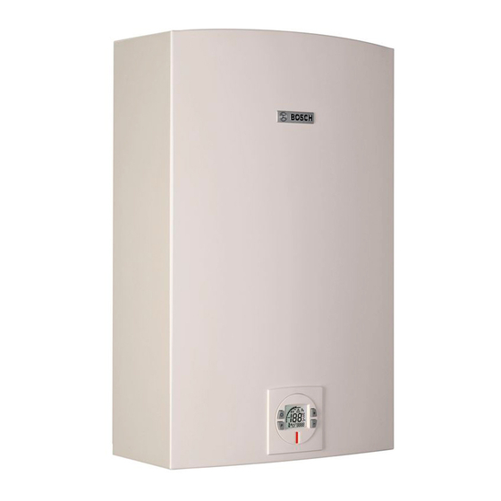 Bosch Therm 8000 S GWH 27 CTD E F6 25 R Installatie- En Bedieningsvoorschriften