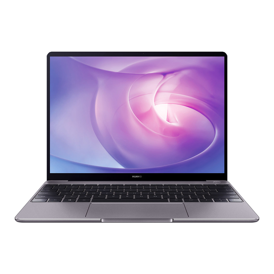 Huawei MateBook 13 53012CUS Snelstartgids